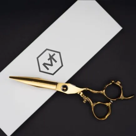 Matakki The Beast Gold Titanium Scissor 6.5 inch